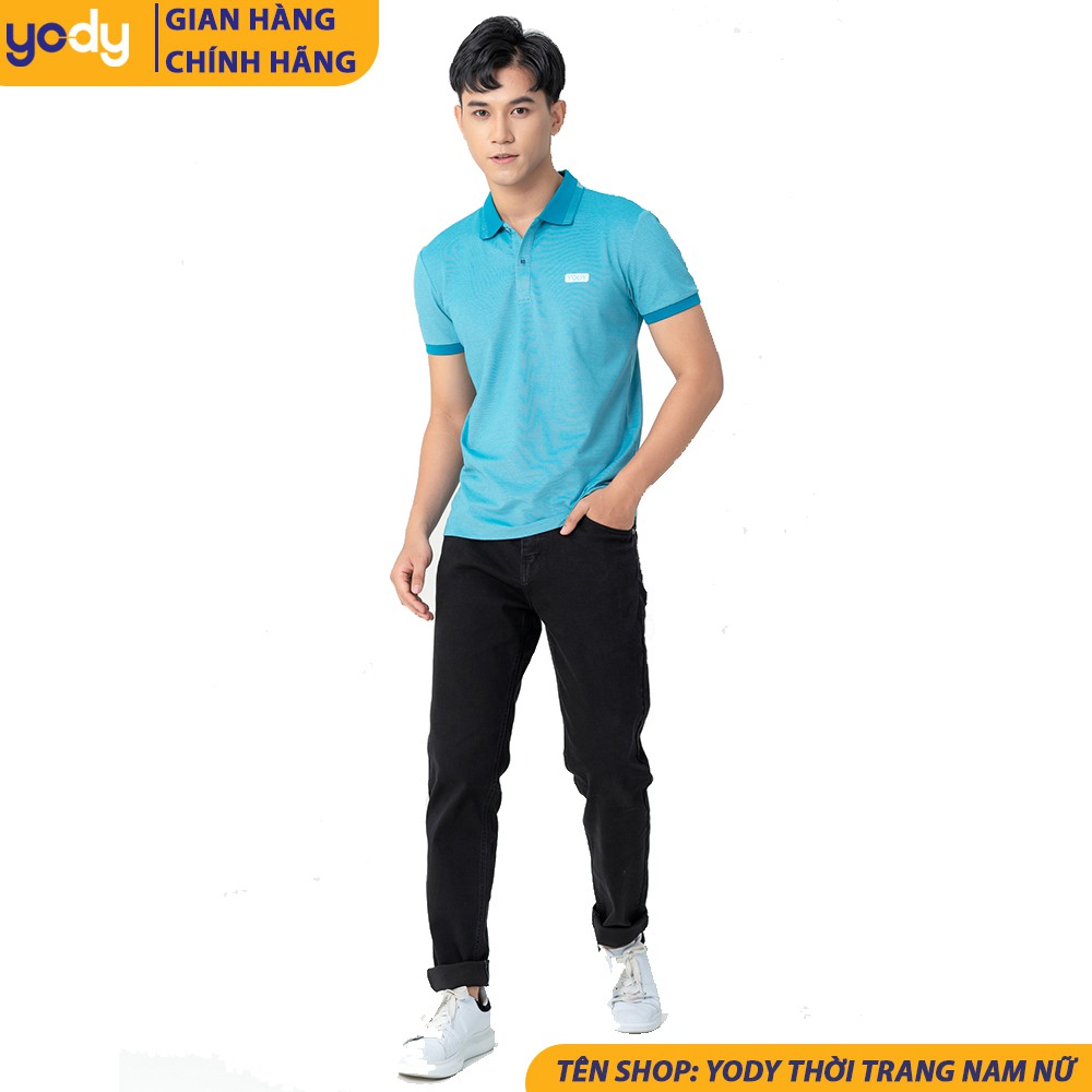 Áo phông nam Mắt Chim YODY áo thun nam ngắn tay có cổ co giãn thấm hút mồ hồi tốt APM3299 | BigBuy360 - bigbuy360.vn