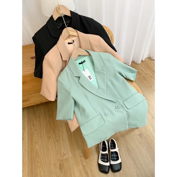 [Mã SKAMCLU7 giảm 10% tối đa 50K đơn 0Đ] SERA BLAZER - ÁO KHOÁC TAY NGẮN | BigBuy360 - bigbuy360.vn