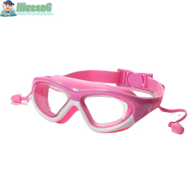 Kính Bơi Chống Thấm Nước Gây Sương Mù Kèm Nút Bịt Tai Tiện Dụng Cho Bé