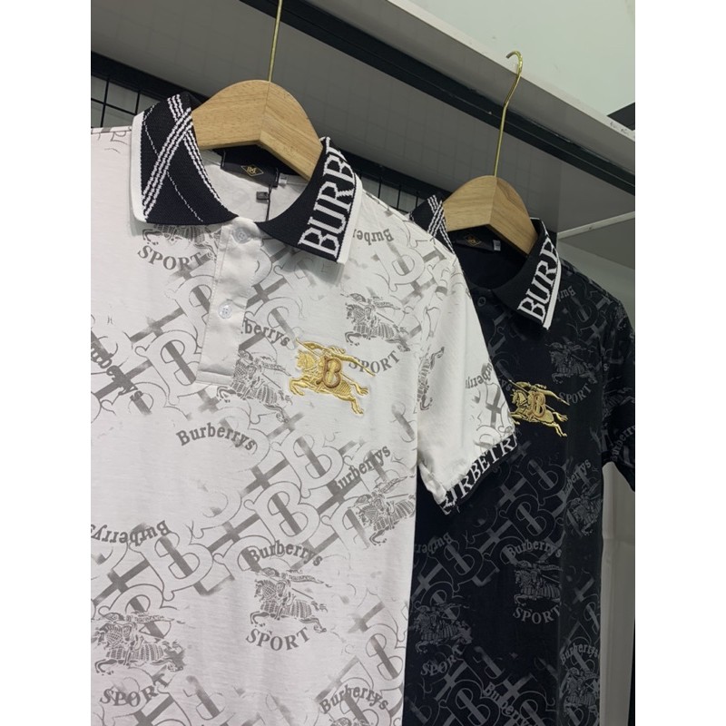 Áo thun cổ trụ cao cấp thêu logo nổi(chất liệu thun cotton 100%) | BigBuy360 - bigbuy360.vn