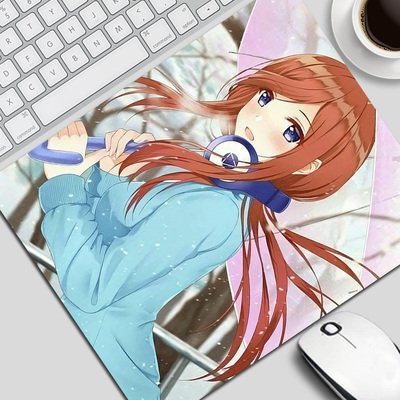 Miếng di chuột in hình NHÀ CÓ NĂM NÀNG DÂU Gotoubun no Hanayome miếng kê chuột miếng lót chuột anime chibi dễ thương