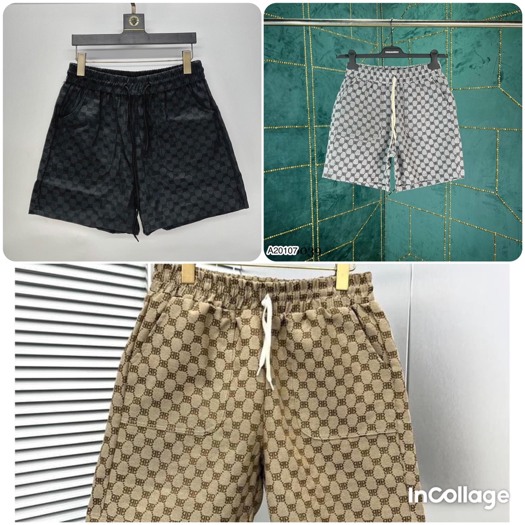 Quàn Đùi Nam Balen In Hình Logo Cực Chất - Quần Ngố Nam Chất Liệu Cotton Thô Cao Cấp DT STORE VIETNAM