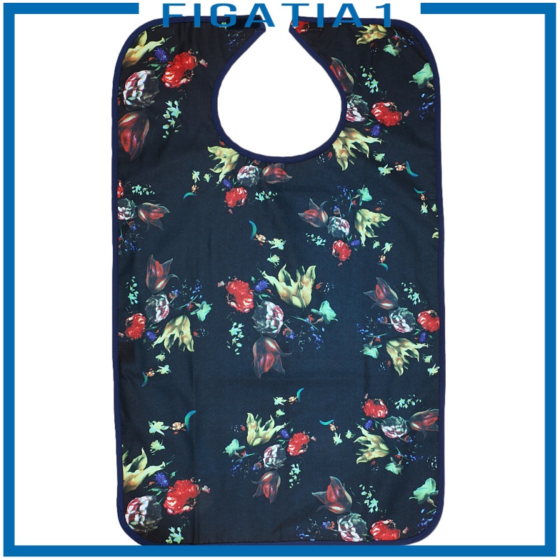 Yếm ăn chống thấm nước có thể giặt sạch họa tiết tinh tế tiện lợi cho người cao tuổi