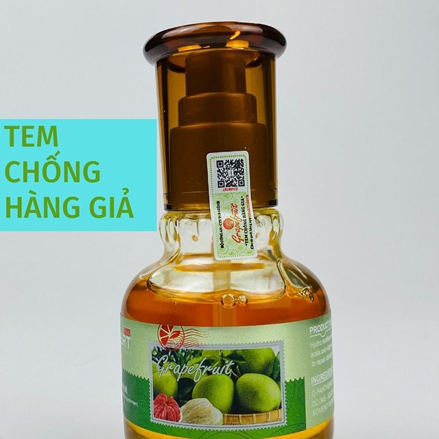 [ Hàng Chuẩn] - Tinh Dầu Dưỡng Tóc, Kích Thích Mọc Tóc Bưởi Grapefruit - Thành Phần Thiên Nhiên 60ML