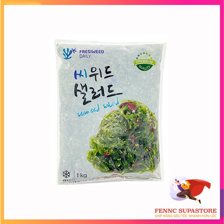 Salad rong biển ăn liền rong biển tươi trộn mè salad hijiki salad 7 vị Fresiweed 110g 200g 1kg - FENNC - NOW SHIP