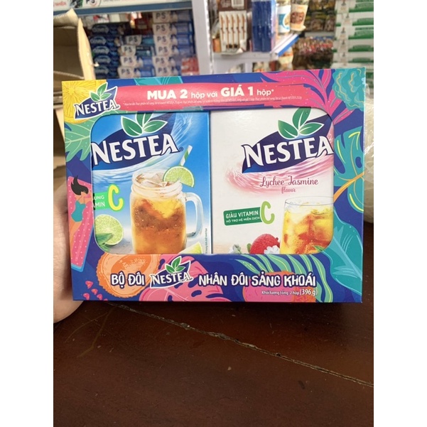 Trà vị chanh nestea hộp 195g