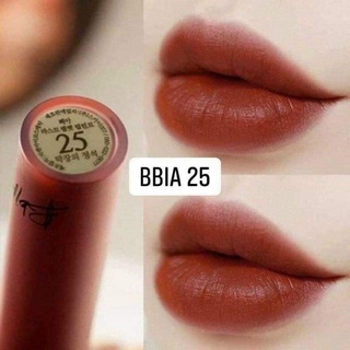 Son kem Bbia Velvet Lip Tint màu 25
