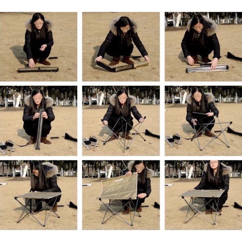 Bàn Dã Ngoại Siêu Nhẹ NatureHike NH20JJ020- size L màu đen | BigBuy360 - bigbuy360.vn