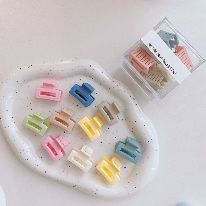 HỘP 10 KẸP MÁI ĐỈNH MÀU PASTEL