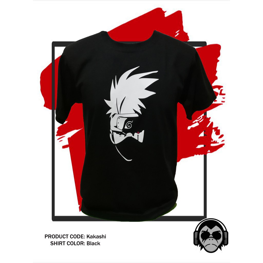 Áo thun Kakashi Hatake, Naruto Inspired shirt unisex đẹp