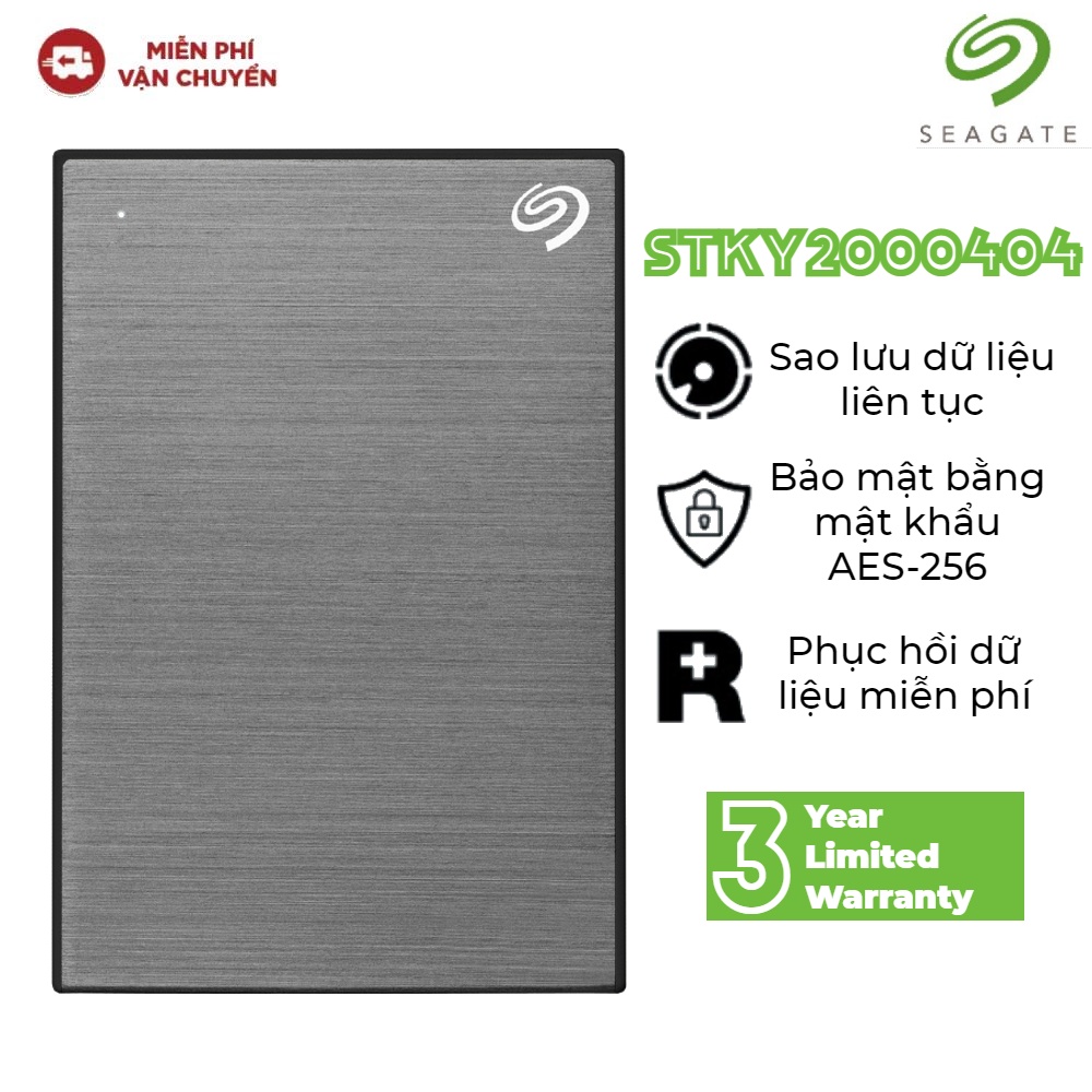 Ổ cứng di động HDD Seagate One Touch 2TB – STKY2000404 (2.5″ USB 3.0)