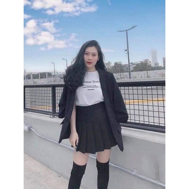 [Mã WASKT410K giảm 10K đơn 50K] Chân váy xếp ly, CẠP CHỮ BBR, có quần liền bên trong | BigBuy360 - bigbuy360.vn