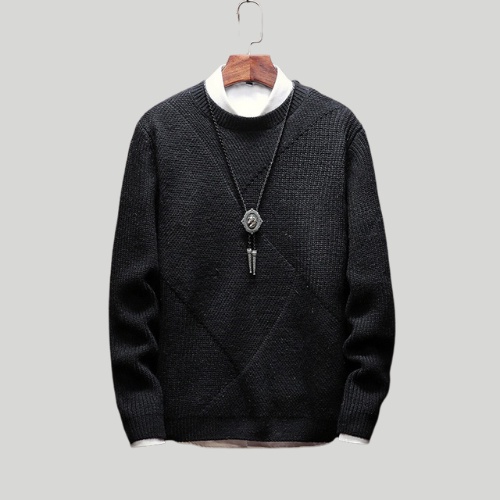 Áo Len Nam Faviti Dài Tay Cổ Tròn Thiết Kế Vát Chéo Chất Đẹp Cao Cấp Dày Dặn Cực Ấm Kiểu Dáng Hàn Quốc  AL26