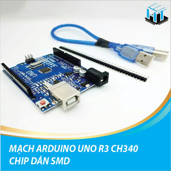 MẠCH ARDUINO UNO R3 CH340 - Chíp SMD dán