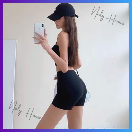 Quần legging đùi Biker Shorts co giãn 4 chiều Hottrend NALYHOUSE | WebRaoVat - webraovat.net.vn