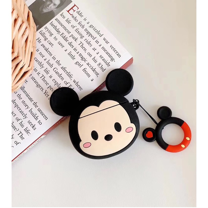 Vỏ bảo vệ hộp sạc tai nghe Airpods 1 / 2 pro airpods 3 hình chuột mickey