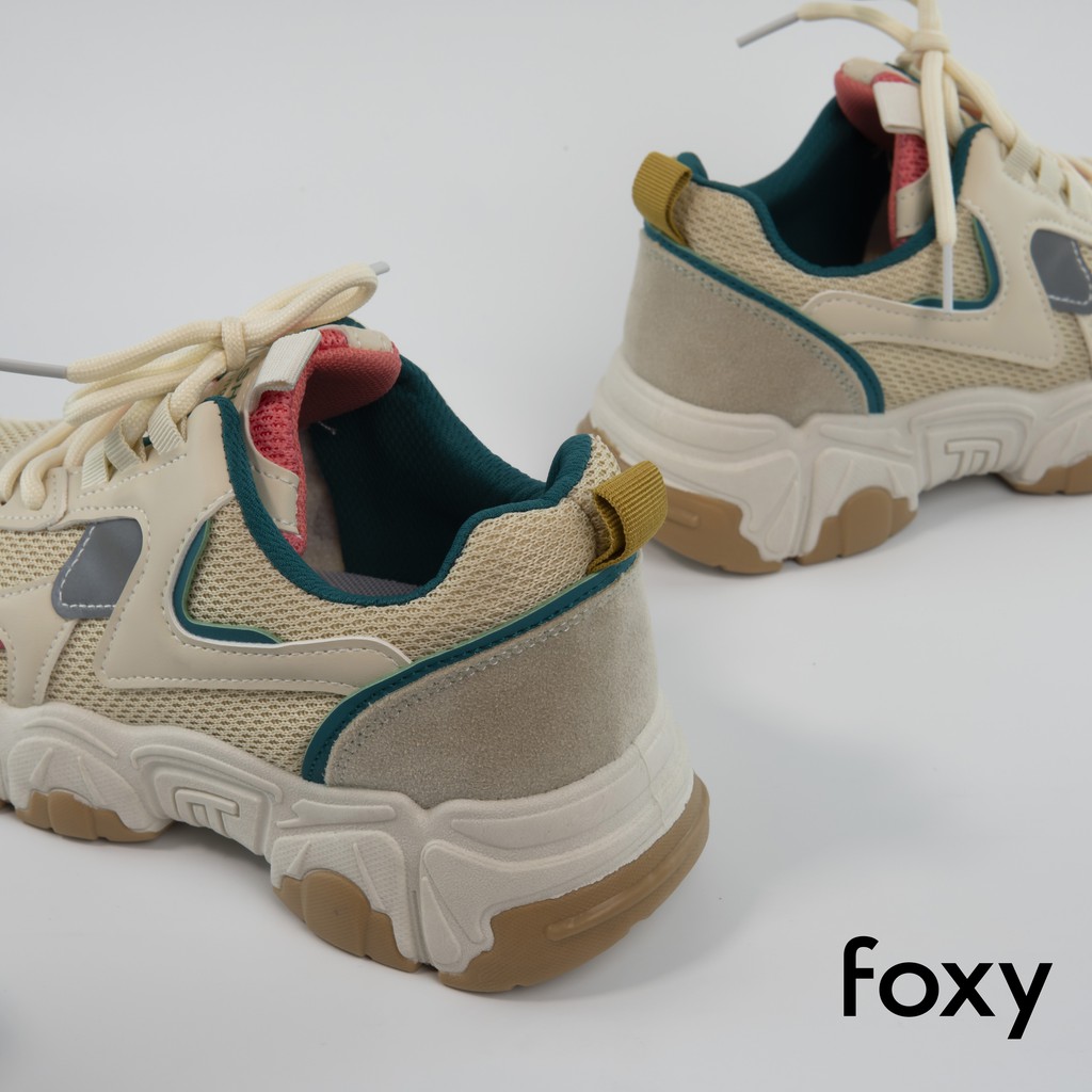 Giày Thể Thao Sneaker Nữ FOXY Tăng Chiều Cao 3 Cm Đế Êm Thoáng Khí - FOX009