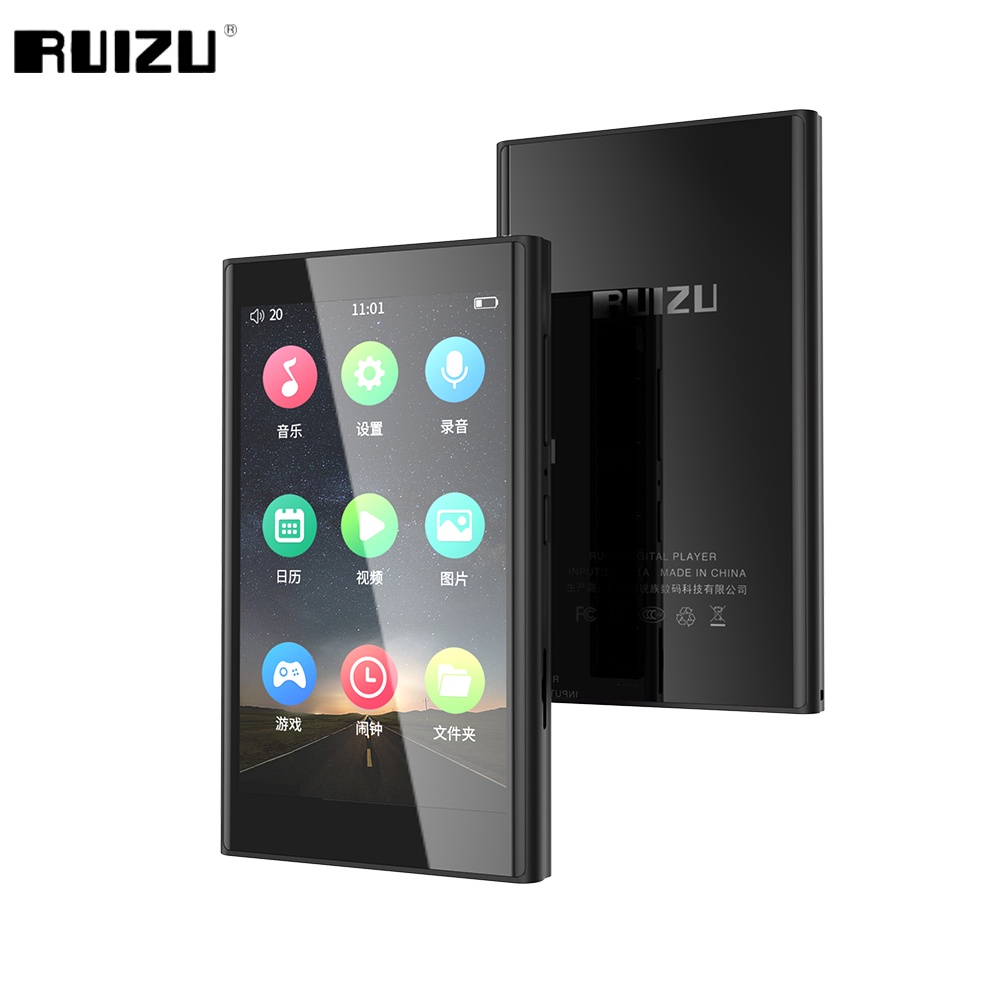 Máy Nghe NhạC MP3 RUIZU H10 IPS HD Bluetooth 5.0 16G/32G Hifi ChấT LượNg Cao