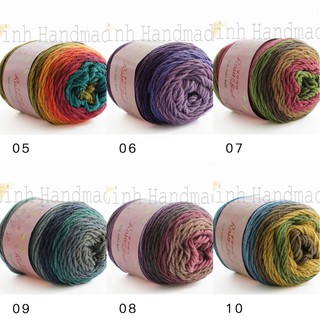 CUỘN LEN ROSA LIND MERINO RAINBOW
