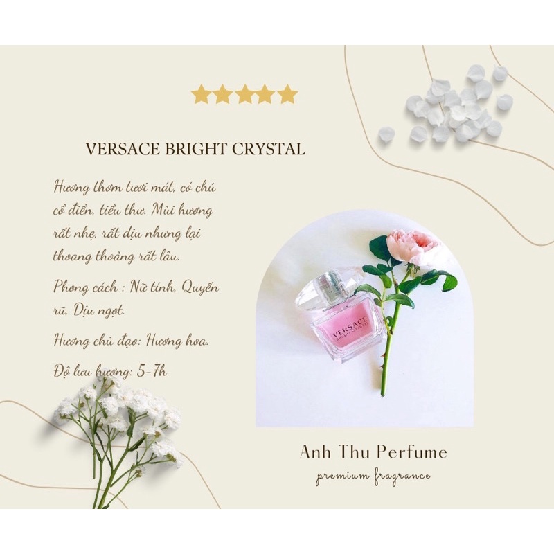 AnhThuPerfume - Nước hoa Versace Bright Crystal mẫu thử 10ml