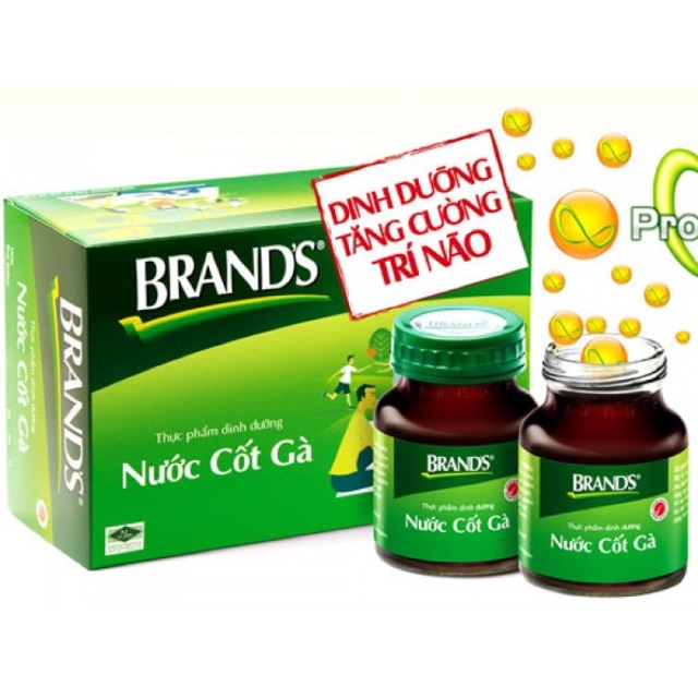 Combo 2 Hộp 6 Chai Nước Cốt Gà BRAND'S (42ml/Chai)-Freeship đơn hàng 50k