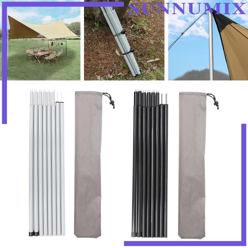 [Sunnimix] Bộ 8 Thanh Dựng Lều Cắm Trại Ngoài Trời / Bãi Biển Có Thể Tháo Rời