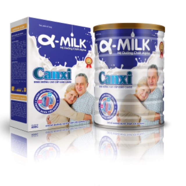 Sữa bột Alpha Milk Caxi lon lớn 900g