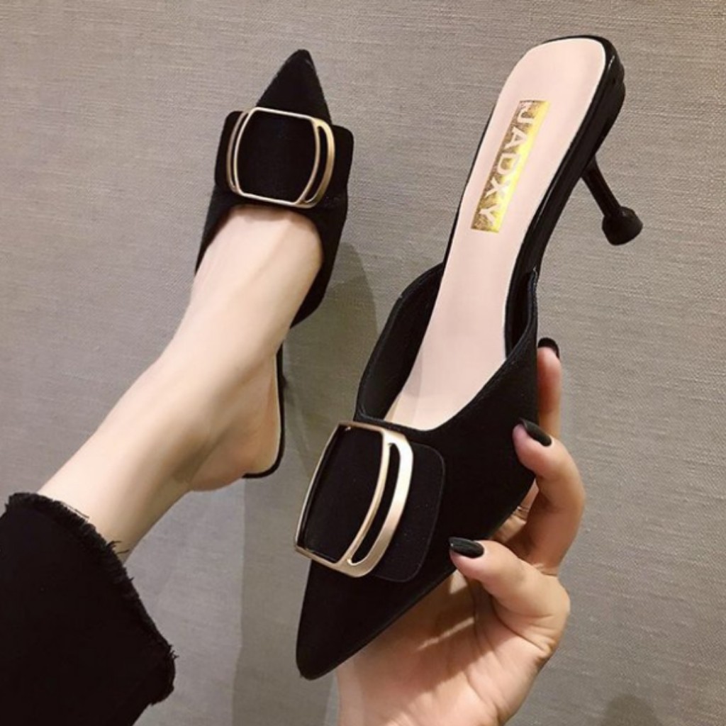 Sục nữ 💝 FREESHIP 💝giày sục nữ JINAODA cao cấp gót nhọn 7cm , chất liệu đặc biệt trẻ trung , sang trọng | BigBuy360 - bigbuy360.vn