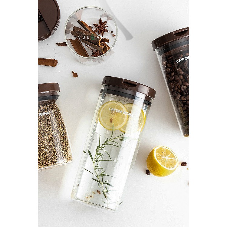 Volcano Hủ đựng cafe, hủ đựng cafe hạt, bình đựng cafe hạt