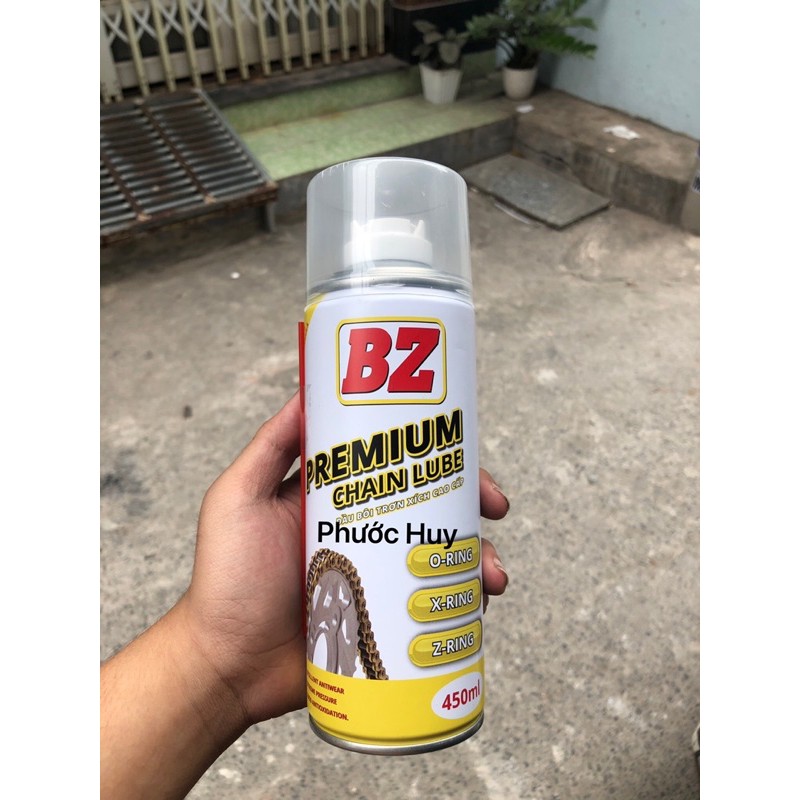 Xịt Dưỡng bôi trơn sên BZ Premium cao cấp 450ml