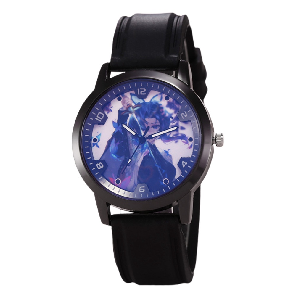 Đồng Hồ Quartz Họa Tiết Hoạt Hình Anime Dùng Làm Quà Tặng Sinh Nhật Cho Bé