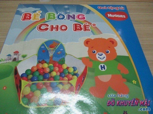 Lều bóng kèm 100 bóng cho bé