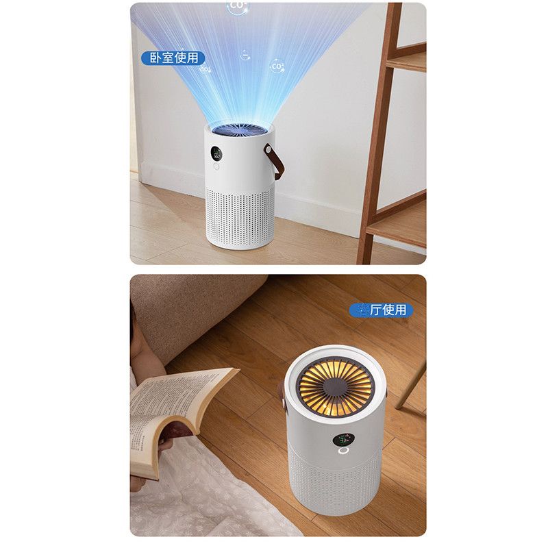 Máy lọc không khí di động, lọc bụi mịn PM2.5, khử mùi bằng công nghệ HEPA