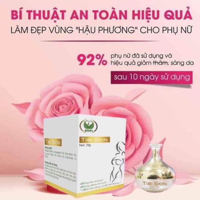 TIBI SKIN  Kem Làm Hồng Môi, Hồng Ti, Hồng Vùng Kín Hiệu Qủa, An Toàn Tuyệt Đối- Lizan