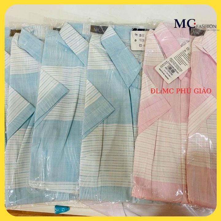 Áo Sơ Mi Nữ Đẹp Ngắn Tay Chất Bambo Kháng Khuẩn Độc Quyền MC Fashion Form Chuẩn Vài Đẹp A672