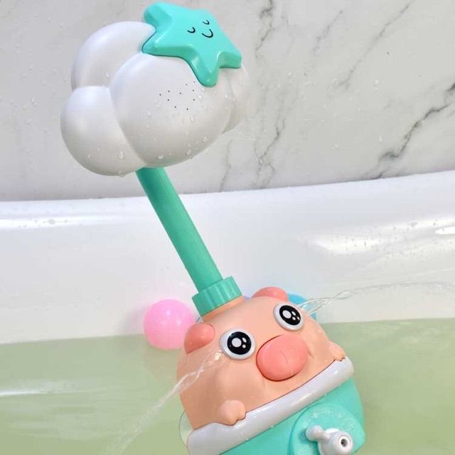 Đồ chơi nhà tắm vòi hoa sen tự động hút nước, phun mưa