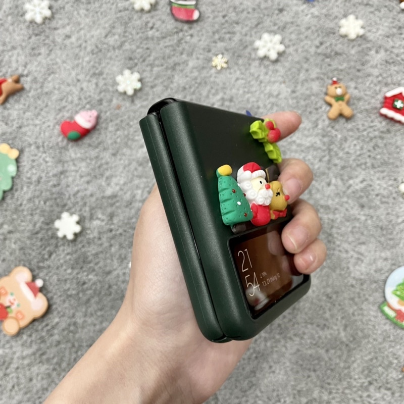 [HOT DEAL SẴN] Ốp Samsung Z Flip 3 / ZFlip 4 chủ đề giáng sinh noel siêu mỏng nhẹ