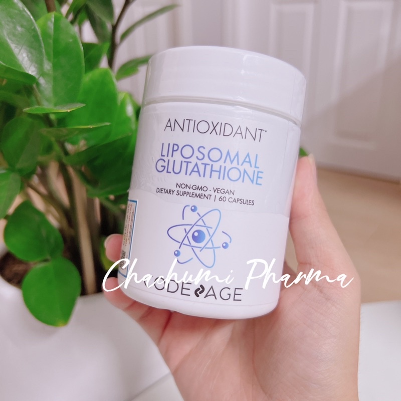 Viên Uống Hỗ Trợ Trắng Da CodeAge Liposomal Glutathione + vitamin C