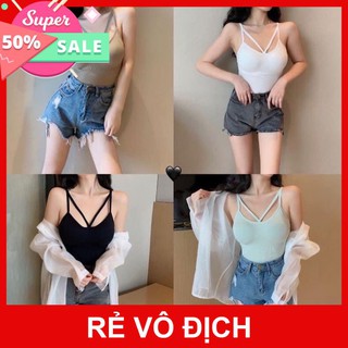 Áo Hai Dây 💝 💝 áo hai dây có mút ngực cao cấp.sang trọng.trẻ trung