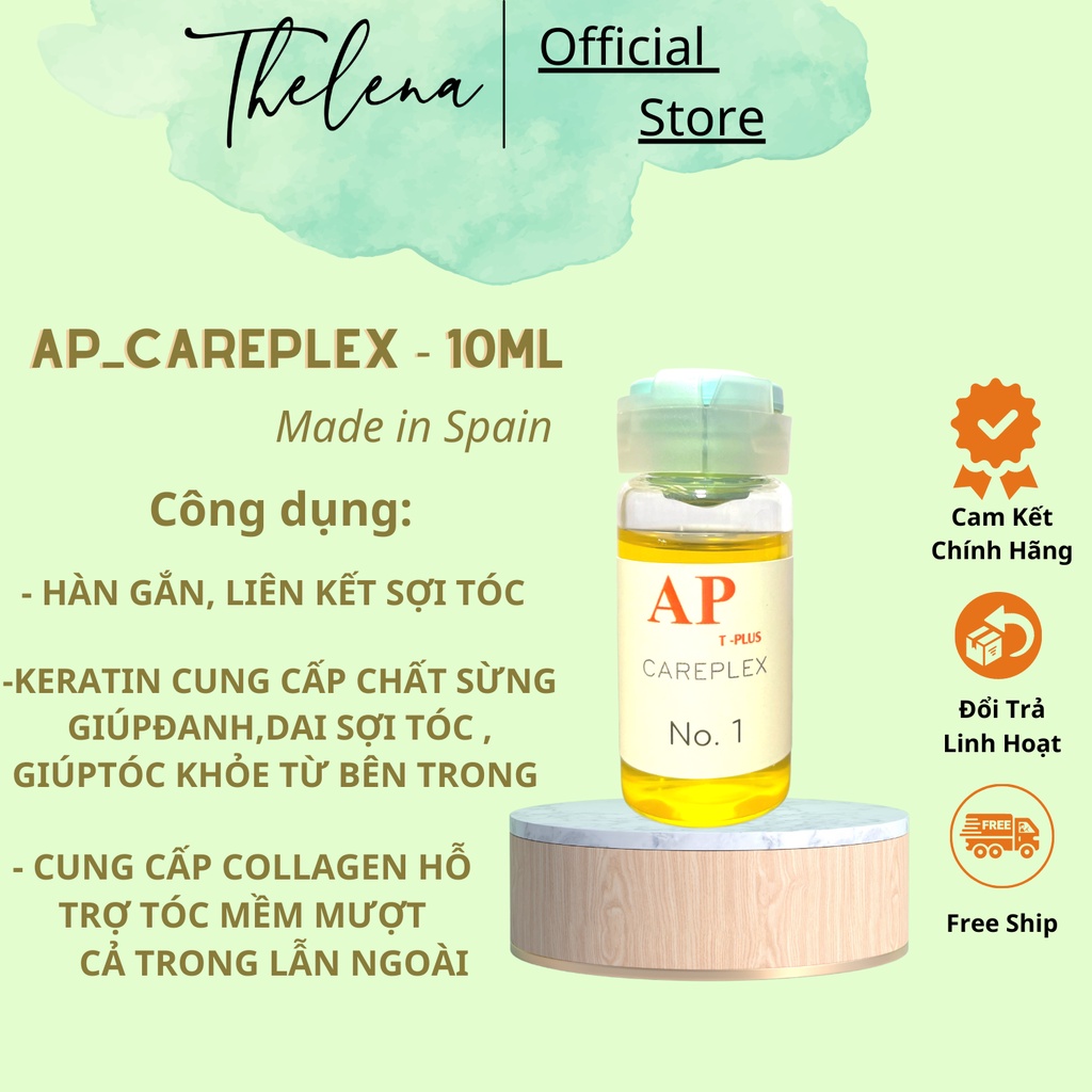 Huyết Thanh CAREPLEX Hàn Gắn Liên Kết Sợi Tóc Phục Hồi Tóc Hư Tổn 10ML