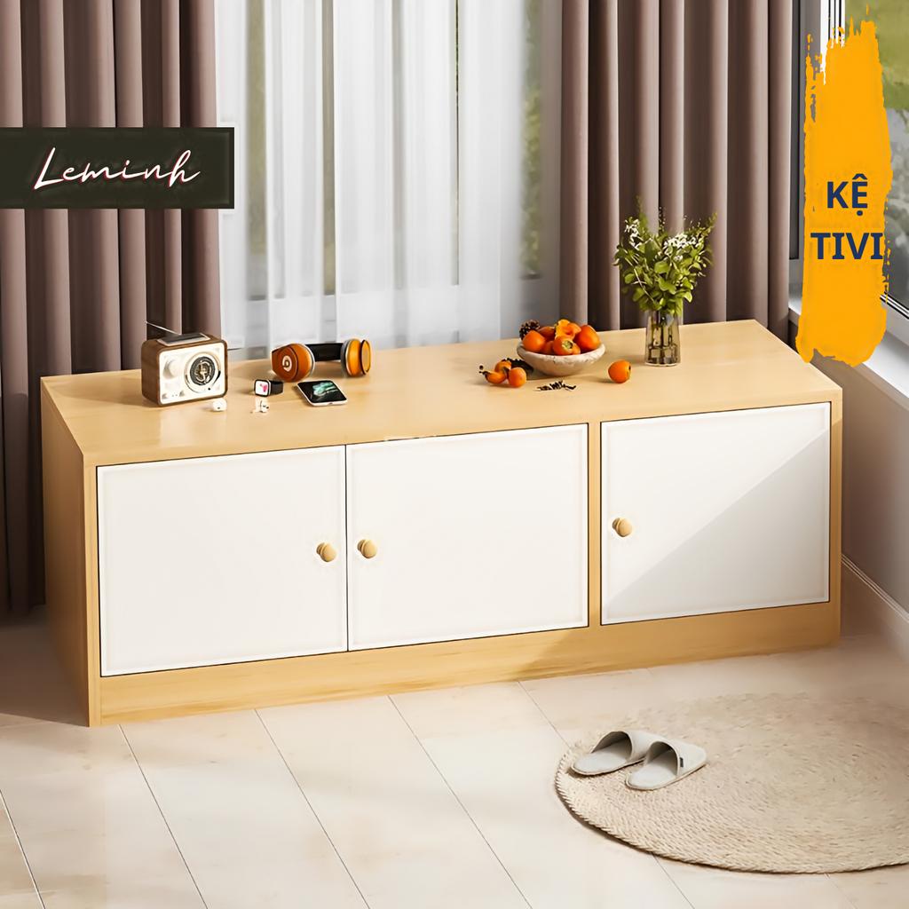 Kệ Tivi LEMINH DECOR, Tủ gỗ 3 cánh đa năng
