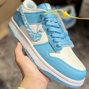 GIÀY SB.DUNK LOW BLUE PAISLEY WHITE SC TRUNG