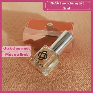 [BÒU PERFUME] - NỮ -Nước hoa xịt 5ml