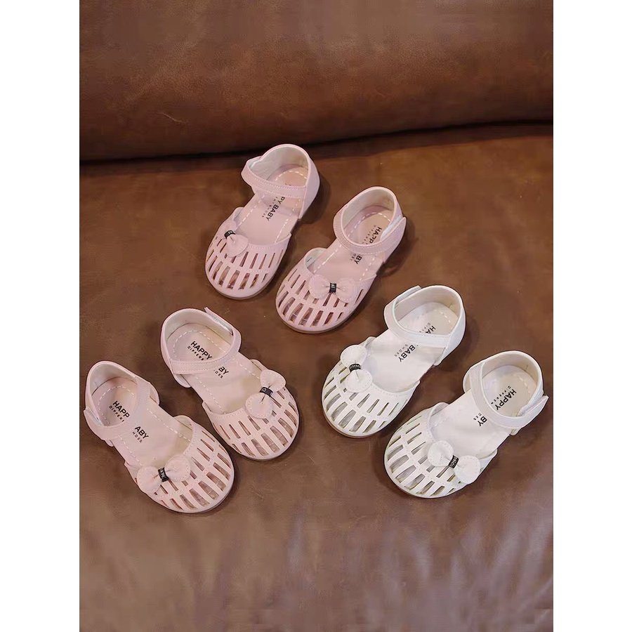 Sandal bé gái - giày búp bê rọ thoáng mát cho bé gái đế dẻo, da mềm nơ xinh xắn 1093 1095