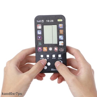 TỰ NHIÊN Máy Chơi Game Xếp Gạch Điện Tử Màn Hình Lcd Bỏ Túi