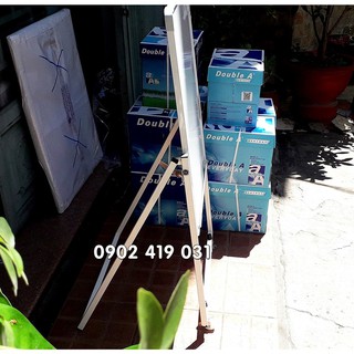 Bảng Flipchart Chân Gấp DQ Plus 50 x 70cm [ Tặng bút, nam châm, lau bảng ]