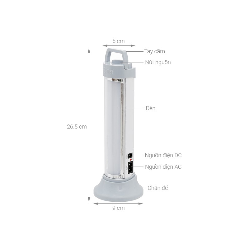 Đèn sạc Comet CRL3201