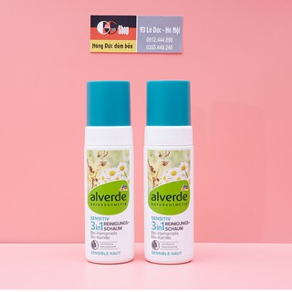 Bọt rửa mặt cho da nhạy cảm - ALVERDE 3in1 NATURKOSMETIK , 150ml