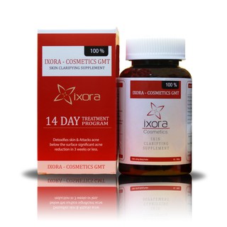Thực phẩm chức năng Viên uống mụn thâm Ixora Cosmetics - Chuyên tiêu mụn, giải độc làm đẹp da