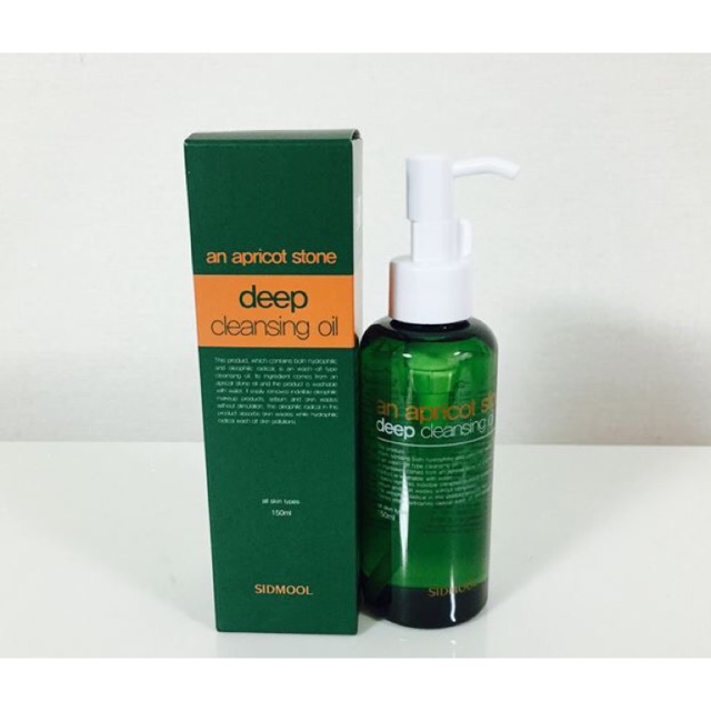 Dầu tẩy trang sidmool Apricot stone deep cleansing